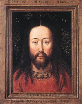 portrait amelia c van buren Tableau Peinture - Portrait du Christ Jan van Eyck